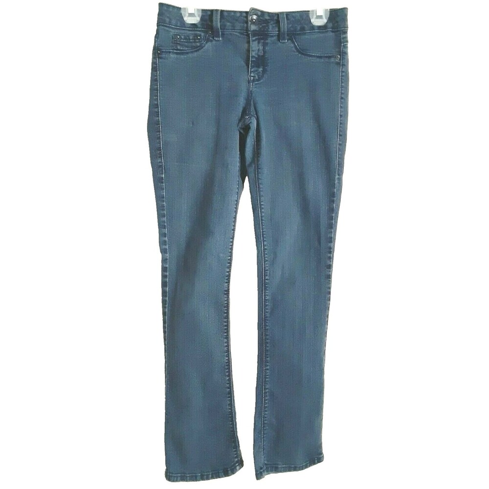 2 BW/U Blue Denim Medium Wash Jeans Pants Women Junior Size 9